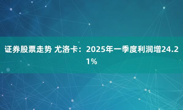 证券股票走势 尤洛卡：2025年一季度利润增24.21%