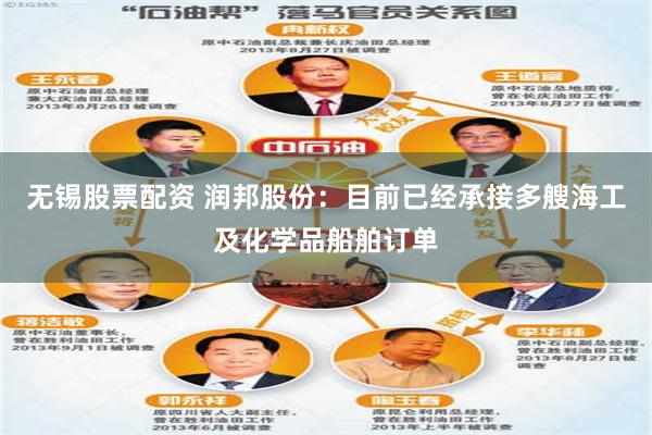 无锡股票配资 润邦股份：目前已经承接多艘海工及化学品船舶订单