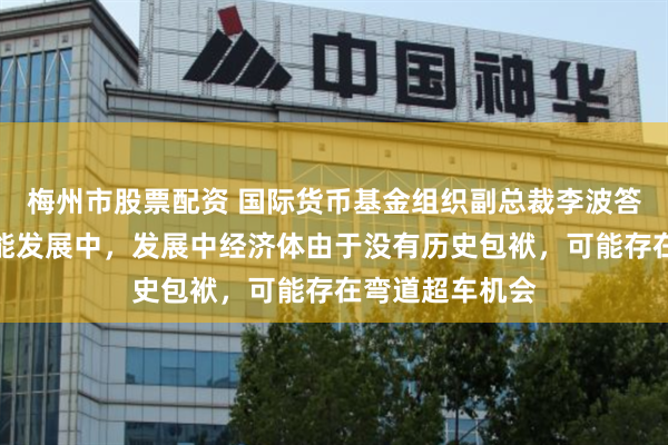 梅州市股票配资 国际货币基金组织副总裁李波答每经：人工智能发展中，发展中经济体由于没有历史包袱，可能存在弯道超车机会